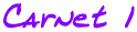 Carnet 1