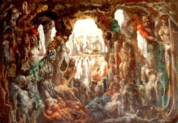 La grotte aux moines blancs