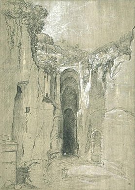 Entr�e de la grotte du Pausilippe